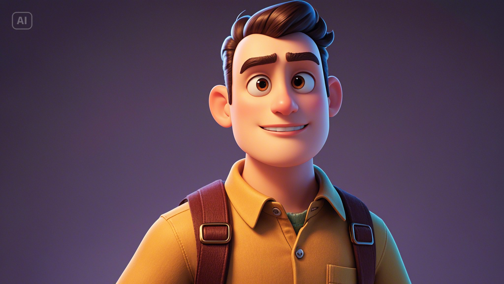 I will design 3d pixar style cartoon character, logo, avatar, animation, ai art